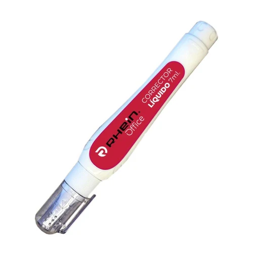 Corrector Líquido 7 Ml Lápiz Punta Metálica